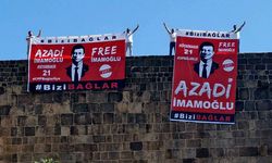 Diyarbakır'da "Ekrem İmamoğlu'na Özgürlük" pankartı asan CHP'liler ifadeye çağrıldı