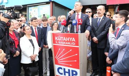 Özgür Özel Kütahya'da açıklamalarda bulundu