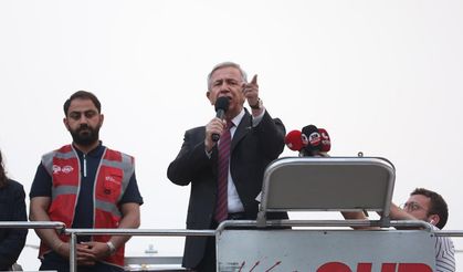 Mansur Yavaş, Ankara'daki mitingde konuştu: Yargılanmaktan kaçmayız ama usulünce yargılayın!