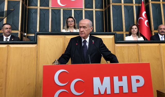 Devlet Bahçeli, 5 ay sonra TBMM grup toplantısında: "İşte ayaktayız, işte buradayız!"